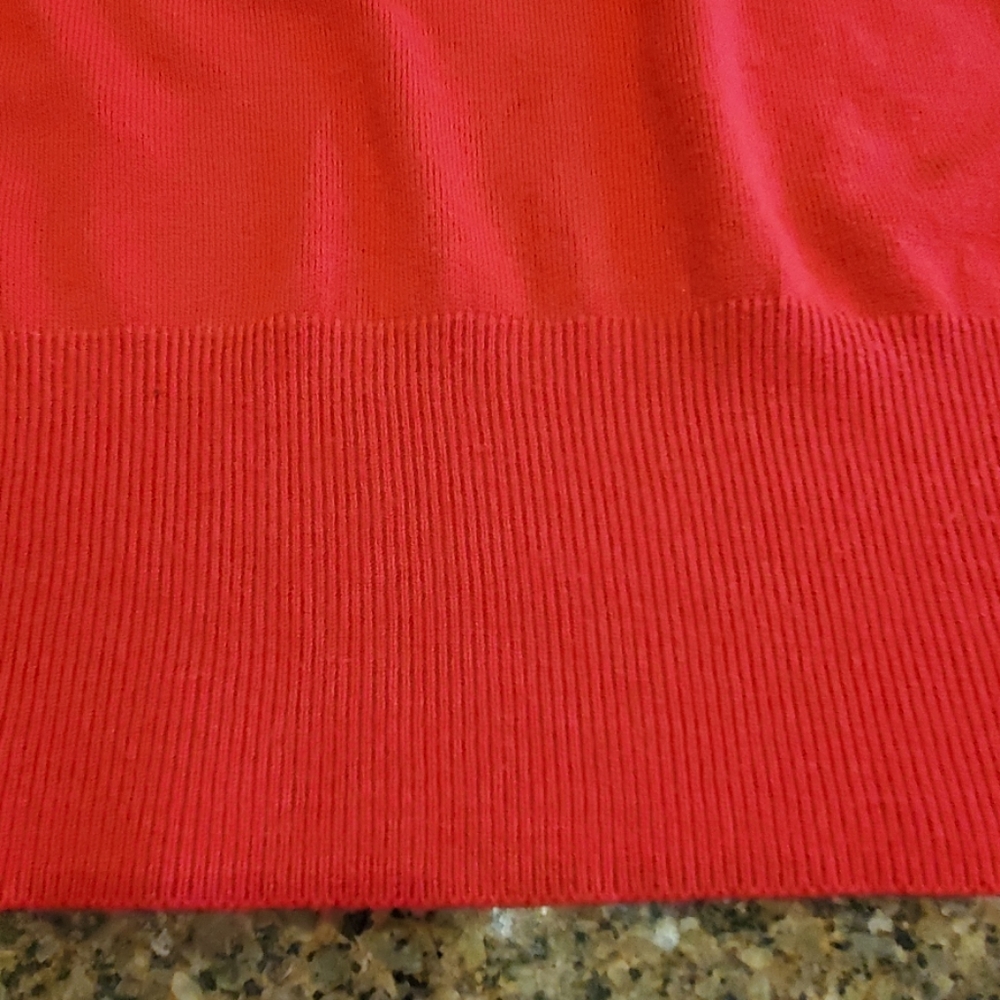Red Pullover Sweater - Picture 7 of 8
